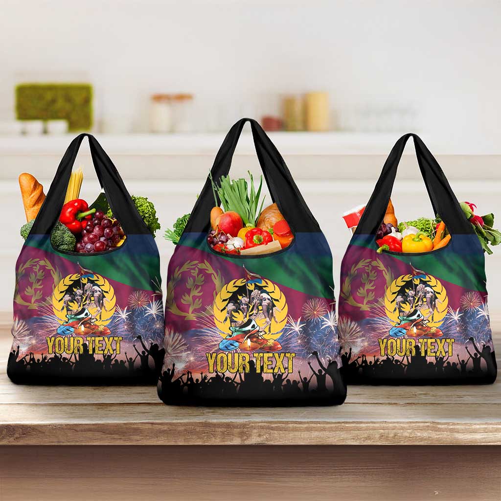 Personalized Eritrea Martyrs Day Grocery Bag Never Forgot June 20