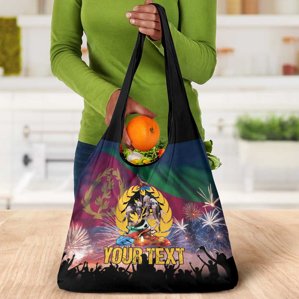 Personalized Eritrea Martyrs Day Grocery Bag Never Forgot June 20