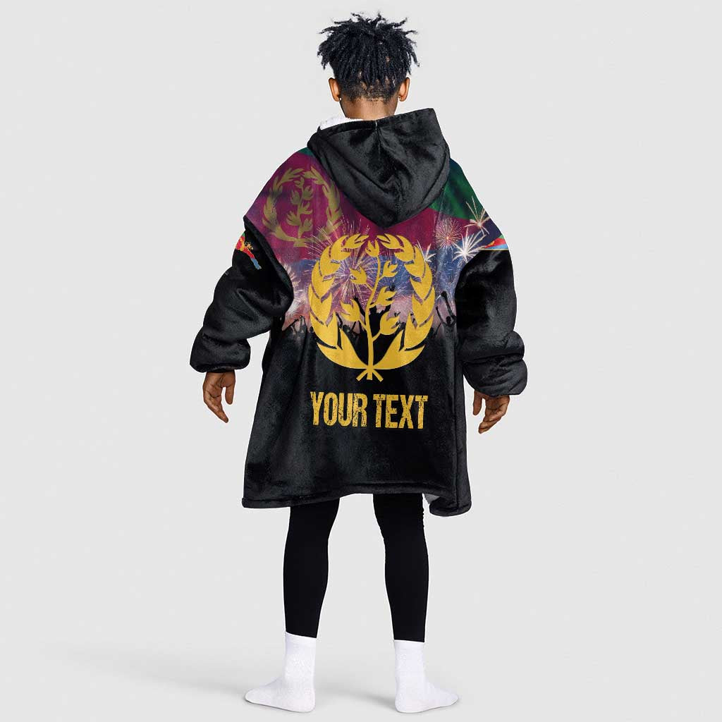 Personalized Eritrea Martyrs Day Kid Wearable Blanket Hoodie Never Forgot June 20