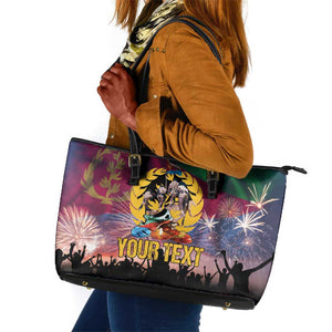 Personalized Eritrea Martyrs Day Leather Tote Bag Never Forgot June 20