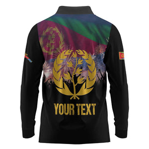 Personalized Eritrea Martyrs Day Long Sleeve Polo Shirt Never Forgot June 20
