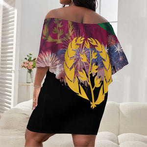 Personalized Eritrea Martyrs Day Off Shoulder Short Dress Never Forgot June 20
