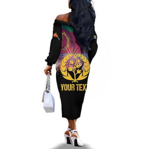 Personalized Eritrea Martyrs Day Off The Shoulder Long Sleeve Dress Never Forgot June 20