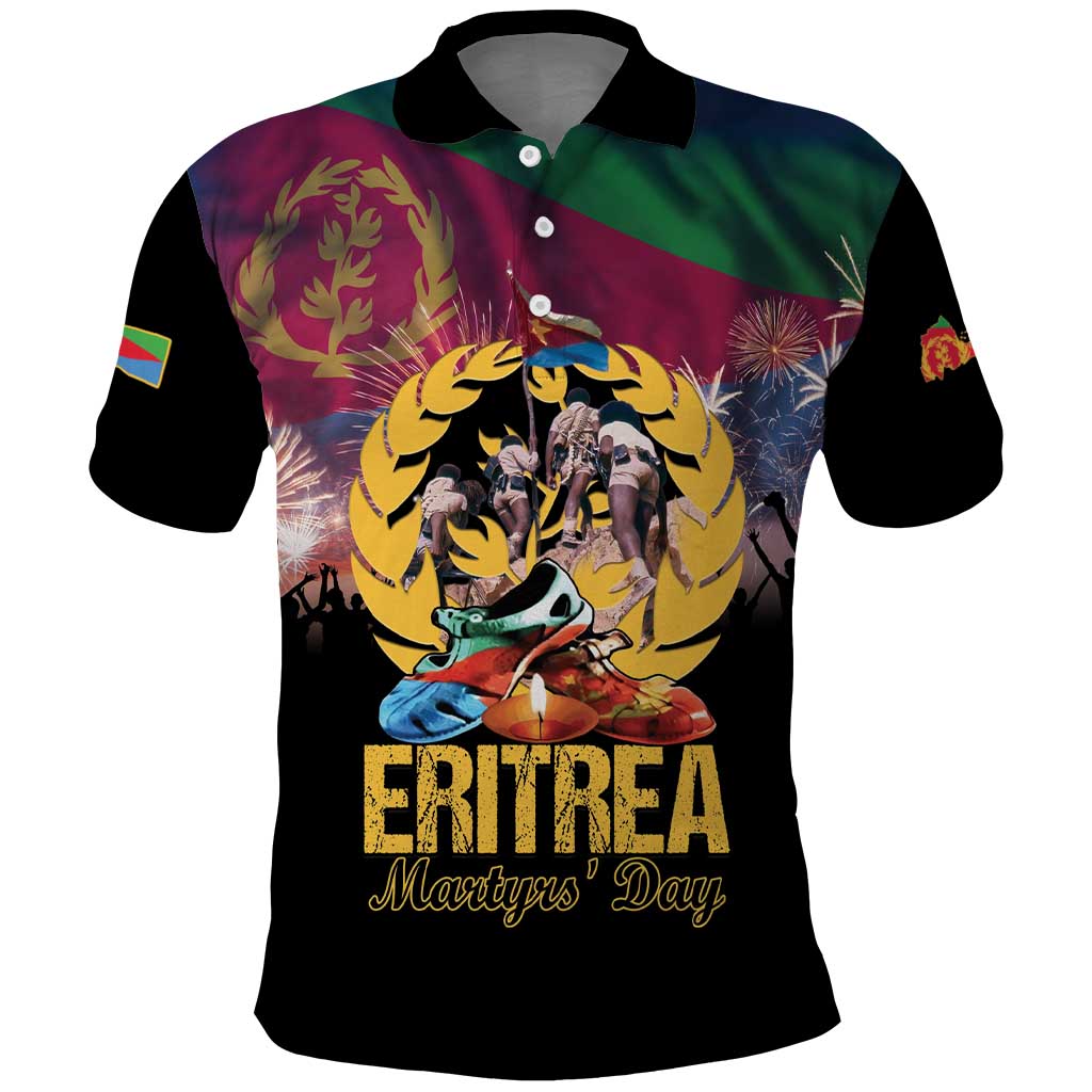 Personalized Eritrea Martyrs Day Polo Shirt Never Forgot June 20