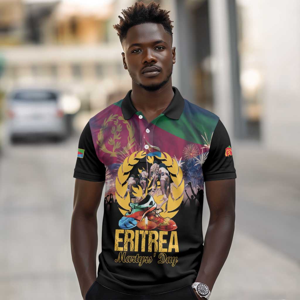 Personalized Eritrea Martyrs Day Polo Shirt Never Forgot June 20