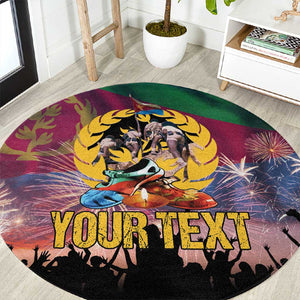 Personalized Eritrea Martyrs Day Round Carpet Never Forgot June 20