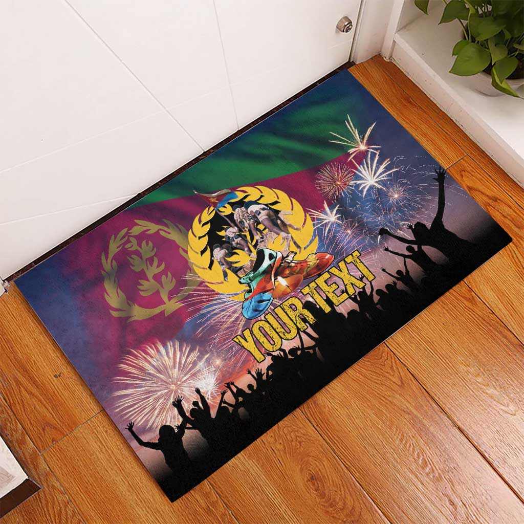 Personalized Eritrea Martyrs Day Rubber Doormat Never Forgot June 20
