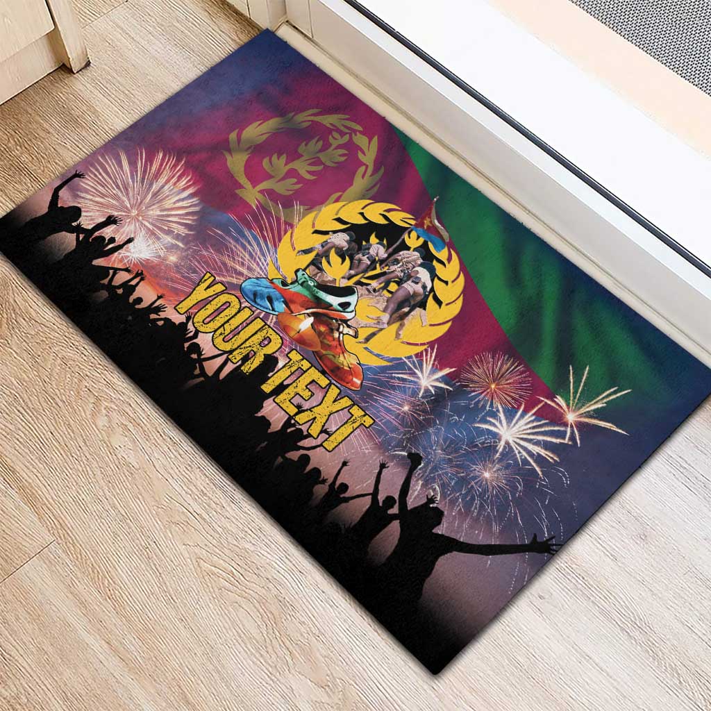 Personalized Eritrea Martyrs Day Rubber Doormat Never Forgot June 20