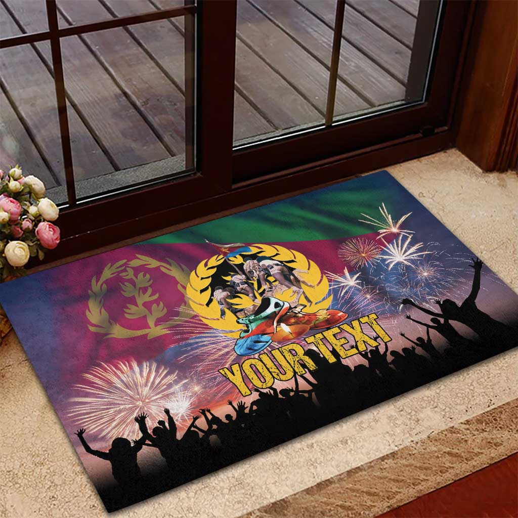Personalized Eritrea Martyrs Day Rubber Doormat Never Forgot June 20