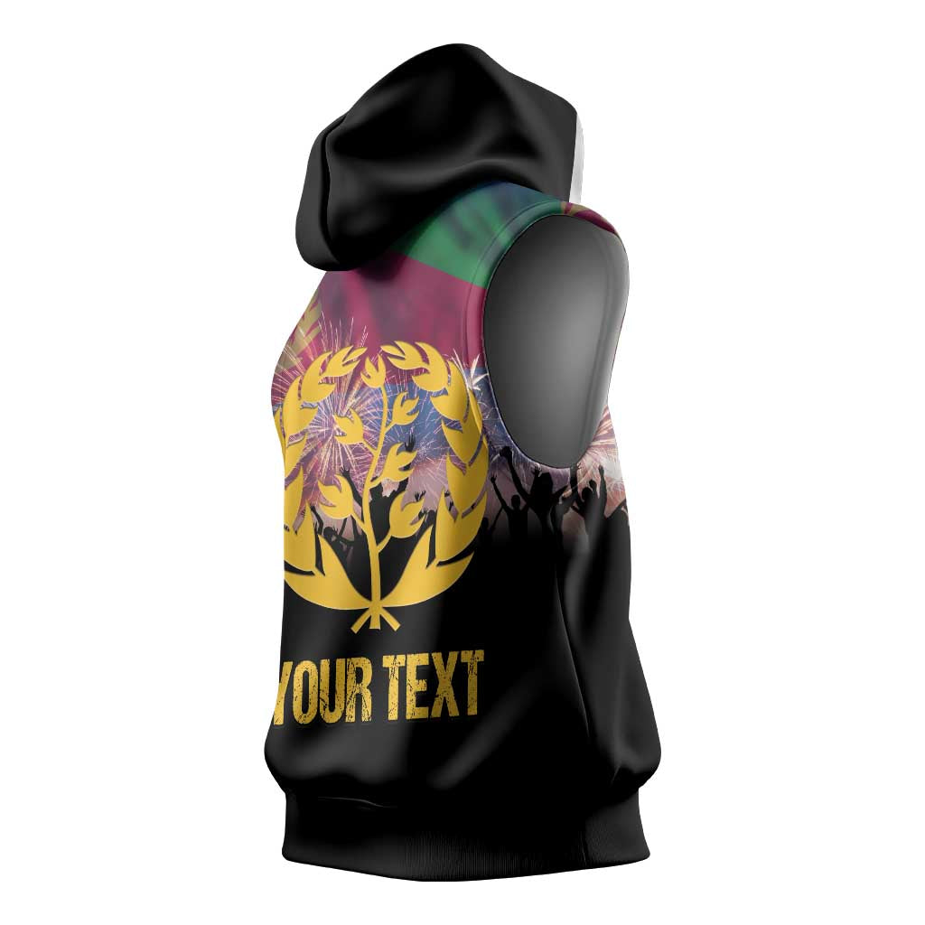 Personalized Eritrea Martyrs Day Sleeveless Hoodie Never Forgot June 20 - African Pride