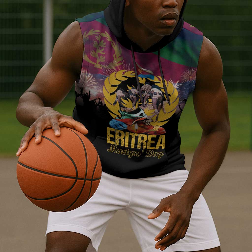 Personalized Eritrea Martyrs Day Sleeveless Hoodie Never Forgot June 20 - African Pride