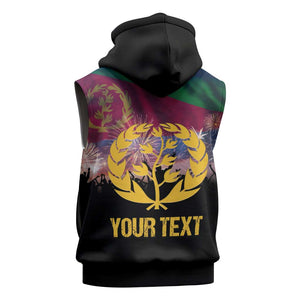 Personalized Eritrea Martyrs Day Sleeveless Zip Hoodie Never Forgot June 20 - African Pride