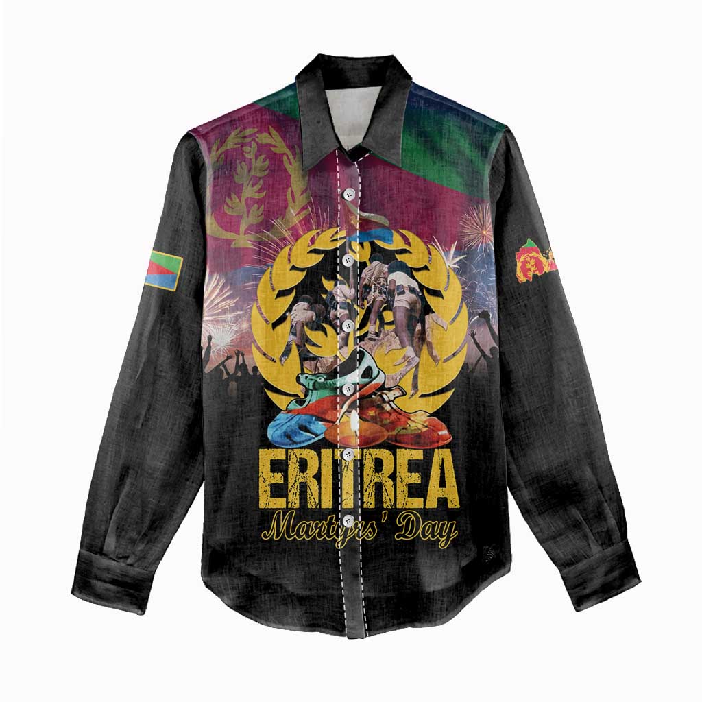 Personalized Eritrea Martyrs Day Women Casual Shirt Never Forgot June 20
