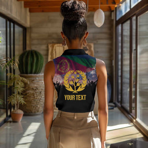 Personalized Eritrea Martyrs Day Women Sleeveless Polo Shirt Never Forgot June 20