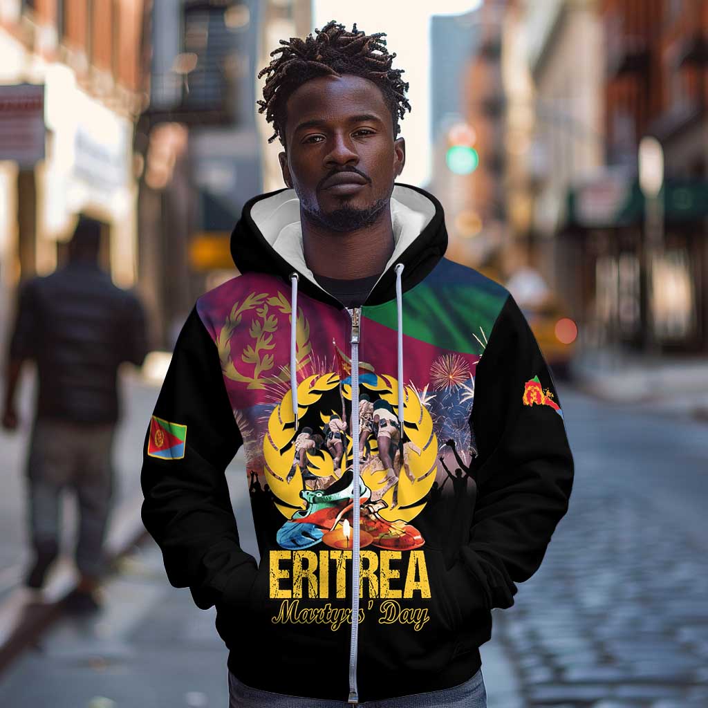 Personalized Eritrea Martyrs Day Zip Hoodie Never Forgot June 20
