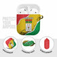 Burkina Faso Independence Day AirPods Case Coat Of Arms - Grunge Style