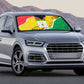 Burkina Faso Independence Day Auto Sun Shade Coat Of Arms - Grunge Style