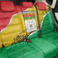 Happy Burkina Faso Back Car Seat Cover Independence Day - Bogolan Pattern - African Pride