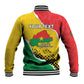 Personalized Happy Burkina Faso Baseball Jacket Independence Day - Bogolan Pattern - African Pride