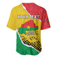 Personalized Happy Burkina Faso Baseball Jersey Independence Day - Bogolan Pattern - African Pride