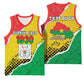 Personalized Happy Burkina Faso Basketball Jersey Independence Day - Bogolan Pattern - African Pride