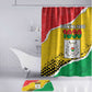 Burkina Faso Independence Day Bathroom Set Coat Of Arms - Grunge Style