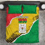 Happy Burkina Faso Bedding Set Independence Day - Bogolan Pattern - African Pride