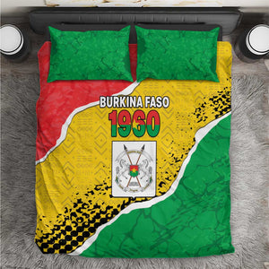 Happy Burkina Faso Bedding Set Independence Day - Bogolan Pattern - African Pride