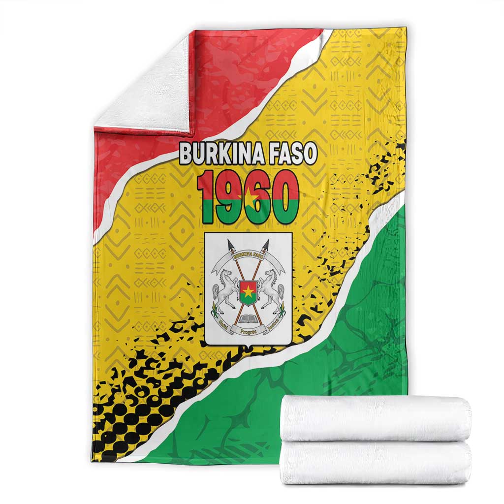 Happy Burkina Faso Blanket Independence Day - Bogolan Pattern - African Pride