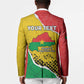 Personalized Burkina Faso Independence Day Blazer Coat Of Arms - Grunge Style