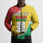 Personalized Burkina Faso Independence Day Bomber Puffer Jacket Coat Of Arms - Grunge Style