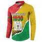 Personalized Burkina Faso Independence Day Button Sweatshirt Coat Of Arms - Grunge Style