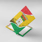 Happy Burkina Faso Canvas Wall Art Independence Day - Bogolan Pattern - African Pride