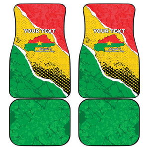 Happy Burkina Faso Car Mats Independence Day - Bogolan Pattern - African Pride