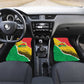 Happy Burkina Faso Car Mats Independence Day - Bogolan Pattern - African Pride