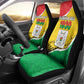 Happy Burkina Faso Car Seat Cover Independence Day - Bogolan Pattern - African Pride