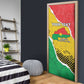 Personalized Burkina Faso Independence Day Door Cover Coat Of Arms - Grunge Style