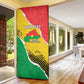 Personalized Burkina Faso Independence Day Door Cover Coat Of Arms - Grunge Style