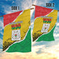 Happy Burkina Faso Garden Flag Independence Day - Bogolan Pattern - African Pride