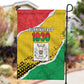 Happy Burkina Faso Garden Flag Independence Day - Bogolan Pattern - African Pride