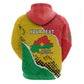 Personalized Happy Burkina Faso Hoodie Independence Day - Bogolan Pattern - African Pride