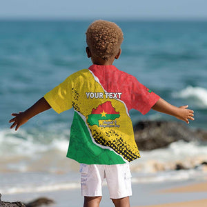 Personalized Happy Burkina Faso Kid Hawaiian Shirt Independence Day - Bogolan Pattern - African Pride