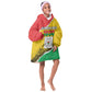 Personalized Happy Burkina Faso Kid Wearable Blanket Hoodie Independence Day - Bogolan Pattern - African Pride