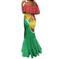 Personalized Happy Burkina Faso Mermaid Dress Independence Day - Bogolan Pattern - African Pride