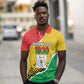 Personalized Happy Burkina Faso Polo Shirt Independence Day - Bogolan Pattern - African Pride