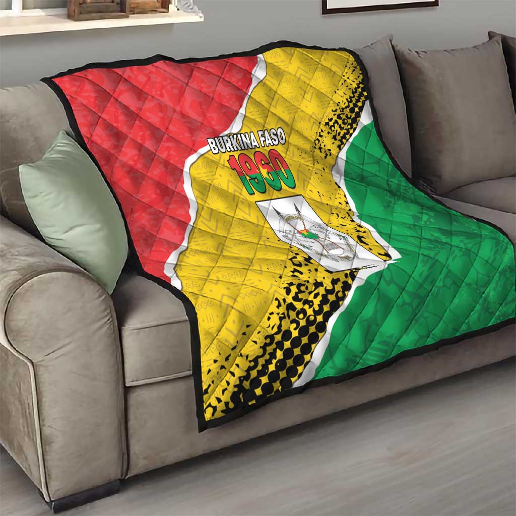 Happy Burkina Faso Quilt Independence Day - Bogolan Pattern - African Pride