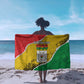 Happy Burkina Faso Sarong Independence Day - Bogolan Pattern - African Pride