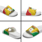 Burkina Faso Independence Day Slide Sandals Coat Of Arms - Grunge Style