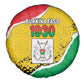 Happy Burkina Faso Spare Tire Cover Independence Day - Bogolan Pattern - African Pride