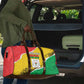 Burkina Faso Independence Day Travel Bag Coat Of Arms - Grunge Style